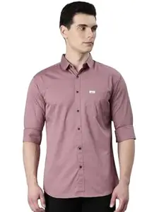 Majestic Man Men Classic Slim Fit Pure Cotton Casual Shirt