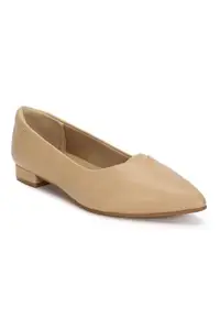 Allen Solly Women Beige Formal Ballerinas