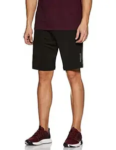Van Heusen Men Active Sports Swift Dry Knit Shorts - High Stretch, Mesh Panel