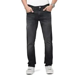 WROGN Men’s Slim Fit Jeans | Cotton Stretch | Solid | Casual Denim