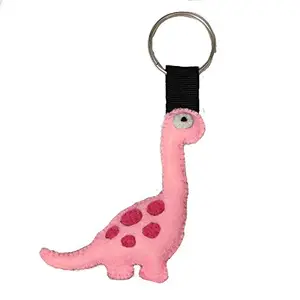 KIKA (TK) Pink Dinosaur ZipChain (Keychain)-Handmade