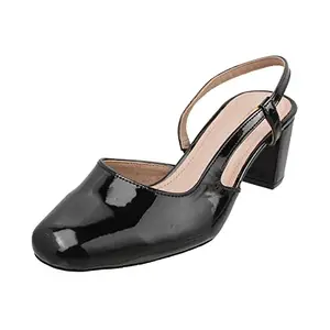 Metro Womens Synthetic Black Sandals (Size (3 UK (36 EU))