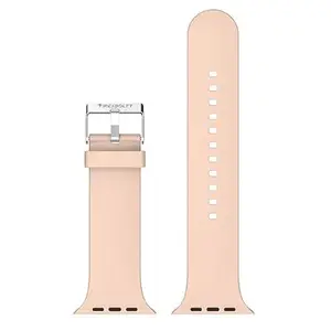 (Refurbished) Fire-Boltt Unisex-Adults Silicone Buckle Fire-Boltt Ring/Call Watch Band - Beige