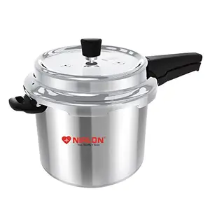 NIRLON Induction Compatible Outer Lid Stainless Steel Pressure Cooker, 3 Liters, Silver price in India.