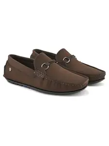 Carlton London Comfortable Fashion Sandal for Daily Use,Office Use,Casual Use,UK-9 Brown