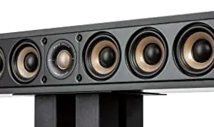 Polk Audio Signature Elite ES35 Slim Center Channel Wired Speaker 150w, 1" Tweeter & (6) 3" Woofers, Dual Power Port (Each)