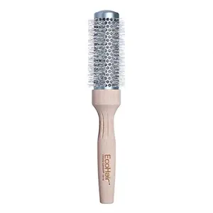 Eco Hair Thermal Brush 34 mm by Olivia Garden (USA) – Bamboo Brush, Round Brush, Heat Resistant, Ideal for Blow Drying, Professional Hair Brush