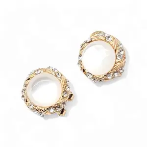 MAGICKAL MOON Women Jewellery Crystal Stud Earrings For Women and Girls (1 Pair)__114