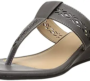 Bata Women's Eliana Grey Slipper-3 Kids UK (6612051)
