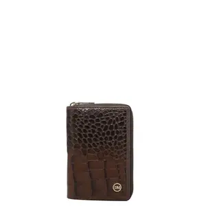Da Milano Leather Card Holder for Men & for Women - Brown