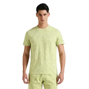Pepe Jeans Men's Slim Fit Printed T-Shirts Pistachio Green