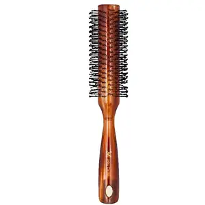 Miss Claire Round Hair Brush With Soft And Bristle For Smoothening, Straightening, Styling And Curling For Men And Women (Russet) (R6747TT)