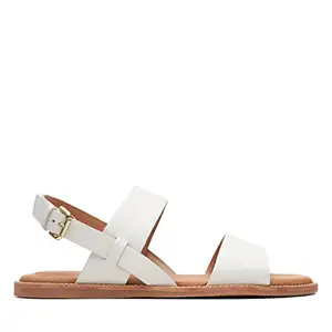 Clarks Karsea Strap White, 3.5