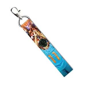 ISEE 360® Sunil Chetri Footballer Lanyard Tag with Swivel Lobster for Gift Luggage Bags Backpack Laptop Bags L X H 5 X 0.8 INCH