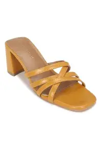 Allen Solly Women Yellow Casual Heels