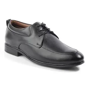 ID Men's Black Round Toe Lace Up Formal