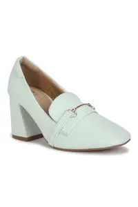 Allen Solly Women Green Casual Heels