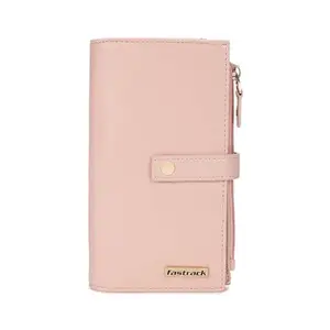 Fastrack Women's Faux Leather Multi-Pocket Wallet | Multiple Card Slots, Zip Pocket and Cash Slot | Organized and Stylish | Wallet for Casual Carry