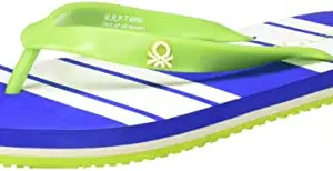 United Colors of Benetton Men Royal Blue Flip-Flops-8 UK (42 EU) (9 US) (19A8CFFPM452I)