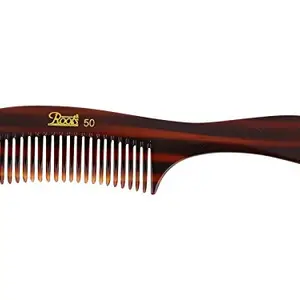 ROOTS Pocket Comb with Handle | Fine Teeth | Smooth Round Tips prevent Hair & Scalp damage | For Men & Women | For All Hair Types | Model No. 50