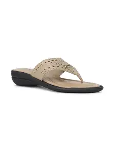 Bata Women Thongs - Beige (7Uk)