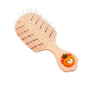 Feelhigh Cute Cartoon Hair Brush Candy Color Hair Styling Comb Scalp Massage Hair Brush Anti Static Detangling Hair Brush SUitable All type of Hair