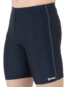 GYMIFIC Mens Compression Shorts Training Athletics Workout Tight Compression Half Pants Men Running Tights for Sports (xx-Large, Navy)