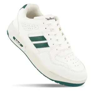 WALKAROO WY3349 Mens Casual Shoe - White Green