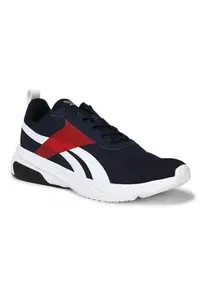 REEBOK Men Synthetic/Textile Fast Approach 2.0 M M Running Shoes Vector Navy/White/Vector RED UK-7