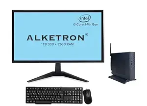 ALKETRON All-in-One Desktop PC (i3 Core 13th Gen-Standard Edition, 16, GB, 512, GB)