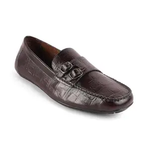 tresmode Gioia Men's Double Monk Shoes Brown, 8 UK / 42 EU - Stylish, Casual, Formal Footwear Boys Gents Footwear
