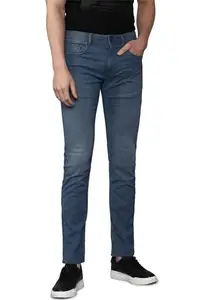 Louis Philippe Men's Slim Jeans (LRDNCSLPB05180_Blue