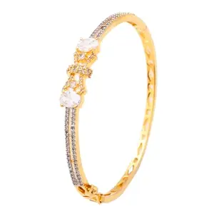 VOYLLA Festive Charm American Diamond Bracelet|Bracelet For Women|Women Bracelet|Gold Bracelet For Women|American Diamond|Festival|Diwali|Party|Wedding|Gift For Women|