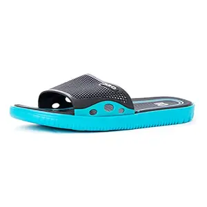 Khadim's Pro Black Slide Slippers for Men - (Size 11)