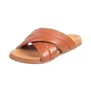 Mochi Women Tan Synthetic Comfort Slipon Flats UK/5 EU/38 (41-4186)