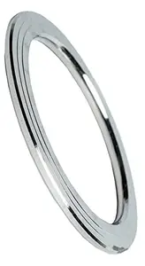 Bhawani Group Pure Steel Stripe Punjabi Kada For Men (2.14)