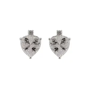 VOYLLA Heart-Shape Beautiful 925 Sterling Silver Earrings