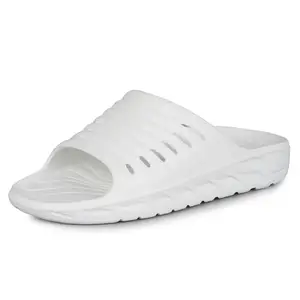PeniLo flip flop slippers for Men (White, 7)
