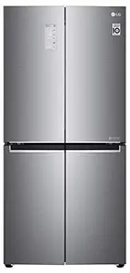 LG 594 L Frost-Free Inverter Linear Wi-Fi Side-By-Side Refrigerator (GC-B22FTLPL, Platinum Silver lll, Hygiene Fresh+ | Door Cooling+, )