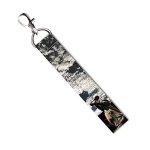 ISEE 360® Diego Maradona Lanyard Tag with Swivel Lobster for Gift Luggage Bags Backpack Laptop Bags L X H 5 X 0.8 INCH