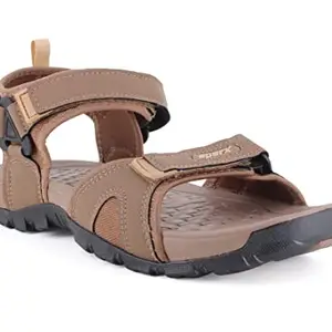 Sparx mens SS 587 | Latest, Daily Use, Stylish Floaters | Beige Sport Sandal - 9 UK (SS 587)
