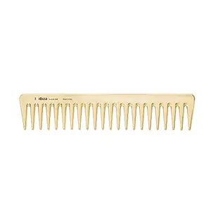 Ibiza Hair Detangling Comb | Large Wide Tooth Detangler Comb, Gold | For Straight or Curly Hair | Wet or Dry Hair | Professional Grade Styling Comb for Men and Women