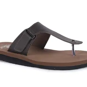 DR STTEP Men's Brown Synthetic OrthoPedic Eva Insole Indore Comfortable Slip-on Slippers