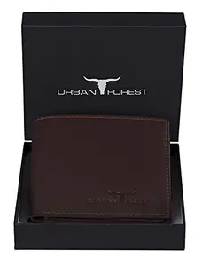 URBAN FOREST Dakota Brown Leather Wallet for Men