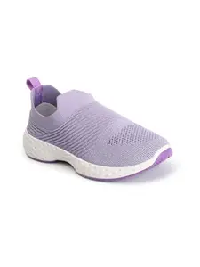 Carlton London Women Lilac Comfortable Slip On Snakeer with Heels, for for Casual, Walking & Daily Use (40)