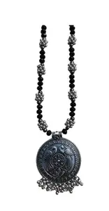 SACHIVA FASHION Peacock Design Round Pendent Nacklace