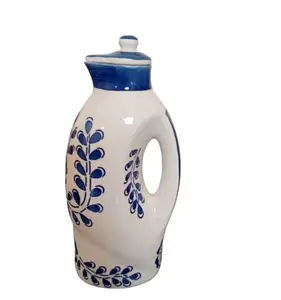 Calcine ceramic oil storage bottle (hand painted)
