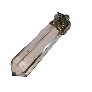 Shiv AGATES Natural Crystal Stone Pencil Pendant for Men and Women (Crystal)