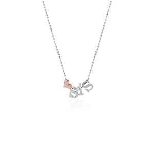 SILVIYA 925 Sterling Silver Sister Chain Pendant | Gift for Women & Girls | With Certificate of Authenticity and 925 Stamp | 6 Month Warranty*