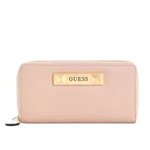 Guess Women's Pink Textured Wallet| Ladies Purse Handbags | Gift For Ladies